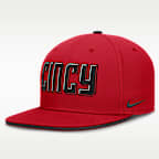 Cincinnati Reds City Connect True Men's Nike Dri-FIT MLB Fitted Hat