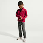 Conjunto de 2 piezas con cierre de 1/4 para niños talla pequeña Sunset Nike