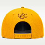 Gorra universitaria Nike Dri-FIT con estructura A-Frame ajustable para hombre USC Legacy Letter & Location Rise