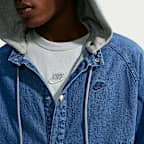 Nike Sportswear Men's Loose Heavyweight Fleece Denim Jacket