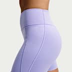 Nike Universa Women's High-Waisted 12.5cm (approx.) Biker Shorts with No Front Seam