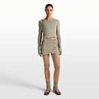 NikeSKIMS Stretch Knit Women's Wrap Skirt