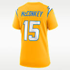 Ladd McConkey Los Angeles Chargers Women’s Nike NFL Game Jersey