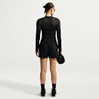 Nike Studio Fleece Lightweight Women's Mid-Rise Shorts