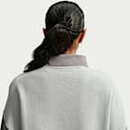 Nike Studio Fleece Medium Weight verkürztes Oversize-Top mit Viertelreißverschluss (Damen)