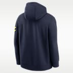 West Virginia Sideline Club Men's Nike College Pullover Hoodie