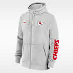 Kansas City Chiefs Club Men's Nike NFL Full-Zip Hoodie