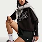 กางเกงขาสั้นเอวปานกลางทรงหลวมผู้หญิง Nike Sportswear