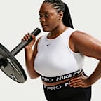 Nike Pro Women's Dri-FIT Cropped Tank Top (Plus Size)