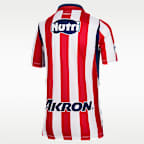 Jersey de futbol Nike Dri-FIT Replica del C.D. Guadalajara local 2026/27 Stadium para niños talla grande
