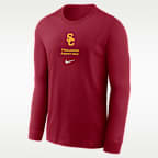 USC Sideline Men's Nike Dri-FIT College Long-Sleeve T-Shirt
