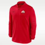 Ohio State Sideline Men's Nike Dri-FIT College 1/2-Zip Top