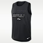 Camiseta de tirantes Nike Dri-FIT de la NFL para hombre Baltimore Ravens
