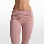 NikeSKIMS Matte Women's Flared Fold-Over Waistband Pants