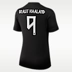 Erling Braut Haaland Norway National Team 2026 Stadium Away Women's Nike Dri-FIT Soccer Jersey