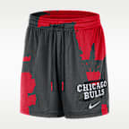 Chicago Bulls Courtside Jordan Dri-FIT NBA Mesh-Trainingsshorts für Herren