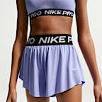 Shorts Dri-FIT 2 en 1 para niña talla grande Nike Pro