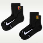 NikeCourt Multiplier Max Tennis Ankle Socks (2 Pairs)