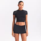 Saia-calção com cintura dobrável NikeSKIMS Airy para mulher