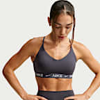 Nike Indy Light Support justerbar sports-BH med polstring til dame