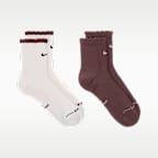 Nike Everyday Elevated Mid-Crew Socks (2 Pairs)