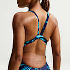 Traje de baño de una pieza con diseño Fastback para mujer Nike Swim HydraStrong