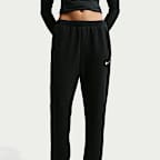Joggers de tiro medio para mujer Nike Studio Fleece Medium Weight