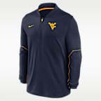 West Virginia Sideline Men's Nike Dri-FIT College 1/2-Zip Top