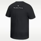 Playera universitaria Nike para niños talla grande Army Rivalry 250th Anniversary