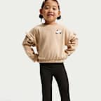 Nike Toddler Ruffle Crew and Flared Leggings Set