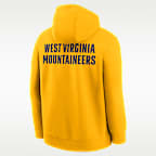 West Virginia Club Basketball 2-Hit Men's Nike College Pullover Hoodie