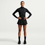 Nike One Fitted Dri-FIT-Midlayer mit Viertelreißverschluss für Damen