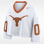 Texas Logo Women's Nike Dri-FIT College Cropped Jersey