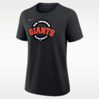 Sudadera de cuello redondo Nike de la MLB para mujer San Francisco Giants