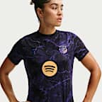 Damska przedmeczowa koszulka piłkarska Kobe Dri-FIT FC Barcelona (wersja wyjazdowa)