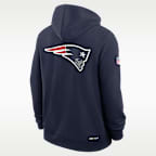 New England Patriots Utility Player Sideline Men's Nike Dri-FIT NFL Full-Zip Hoodie