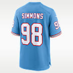 Jeffery Simmons Tennessee Titans Men's Nike NFL Game Football Jersey