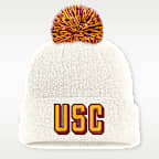 Gorro con dobladillo universitario Nike para hombre USC Peak