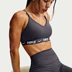 Nike Indy Light Support justerbar sports-BH med polstring til dame