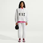 Sudadera de rugby oversized para mujer Nike Studio Fleece Medium Weight
