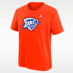 Oklahoma City Thunder Statement Essentials T-Shirt Big Kids' Nike NBA T-Shirt