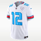 Jersey Nike Dri-FIT de la NFL Limited para hombre Nico Collins Houston Texans Rivalries Collection