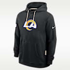 Los Angeles Rams Initial Home Sideline Men's Nike Dri-FIT NFL Pullover Hoodie