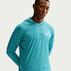Playera con gorro de manga larga Dri-FIT UV para hombre Nike Swim Hydroguard Essential