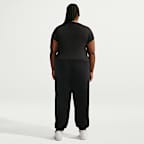 Nike Studio Fleece Medium Weight Oversize-Hose mit hohem Bund und Bündchen (Damen)
