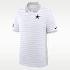 Dallas Cowboys Sideline Victory Stripe Men's Nike Dri-FIT NFL Polo