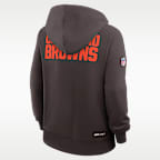 Cleveland Browns Sideline Women's Nike Dri-FIT NFL Pullover Hoodie