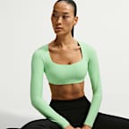 Nike Zenvy Women's Light-Support Padded Long-Sleeve Sports Bra