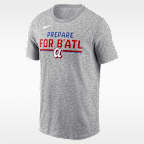 Atlanta Braves Stacked City Connect Men's Nike MLB T-Shirt