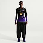 Långärmad fotbollströja FC Barcelona 2026/27 Stadium (bortaställ) Kobe Dri-FIT Replica för män